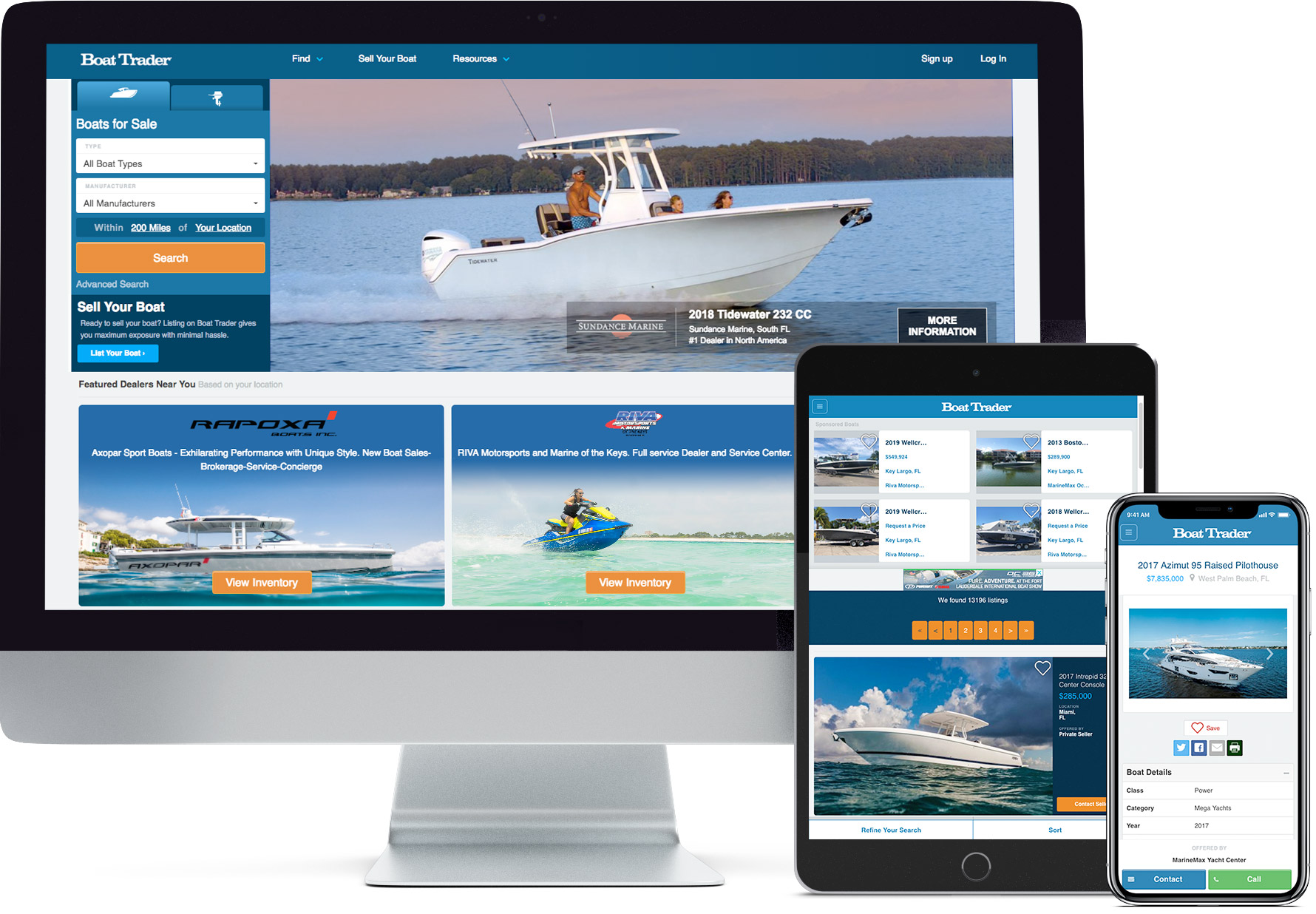 Boat Trader website