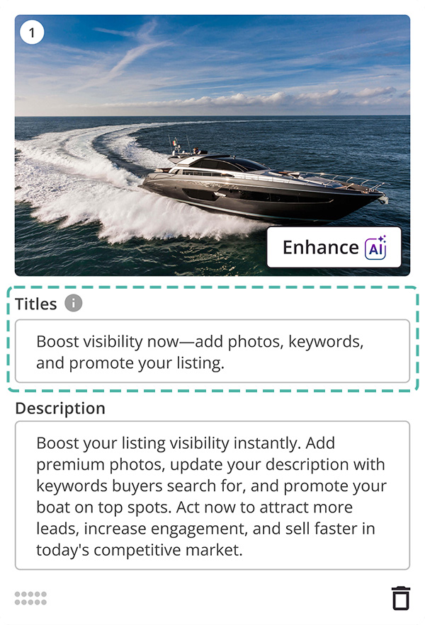 Smart titles and descriptions screenshot