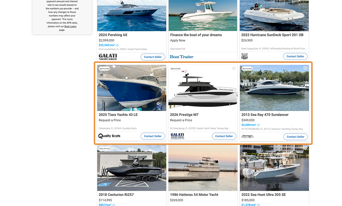 Sponsored Boats Enhancement screenshot